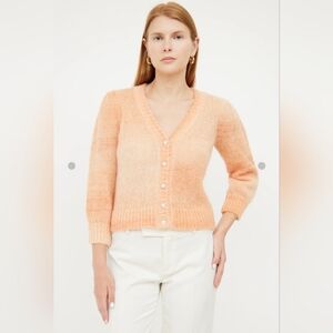 Maje Orange Cardigan